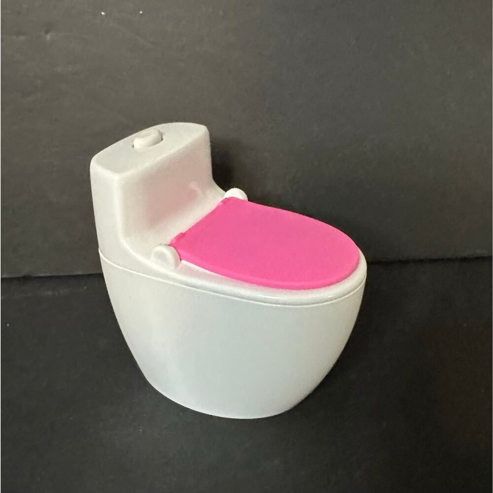 Barbie Dreamhouse Replacement Toilet Bathroom With Sound